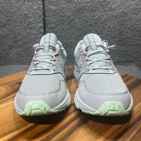 ASICS Gel Venture 8 Women's Running Shoes Gray Pink Mint Lace Up Size 10 - Picture 4 of 12